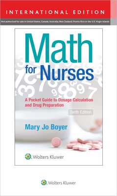 Math for Nurses 10e (Int Ed) PB - 