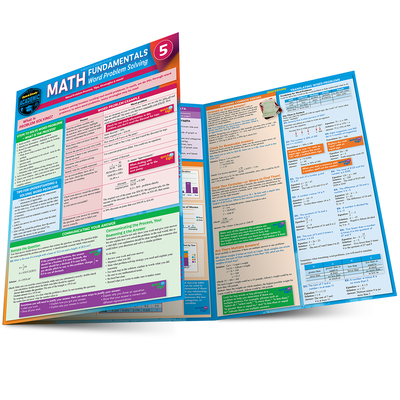Math Fundamentals 5 - Word Problem Solving: A Quickstudy Laminated Reference Guide - Warren, Peggy, and Wright, Susan, and Expolog LLC