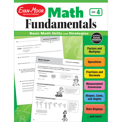 Math Fundamentals, Grade 4 - Evan-Moor Educational Publishers