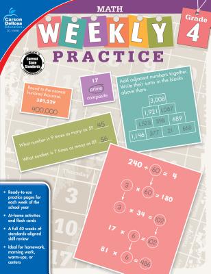 Math, Grade 4 - Carson-Dellosa Publishing (Compiled by)
