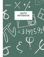 Math Notebook: Composition Book for Math Subject, Large Size, Ruled Paper, Gifts for Math Teachers and Students