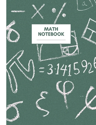 Math Notebook: Composition Book for Math Subject, Large Size, Ruled Paper, Gifts for Math Teachers and Students - Notebooks & Journals, Kani