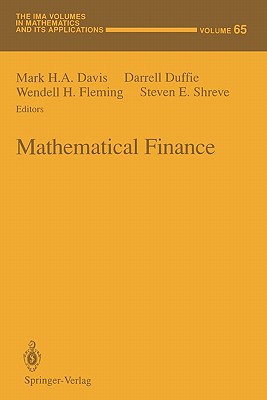 Mathematical Finance - Davis, Mark H.A. (Editor), and Duffie, Darrell (Editor), and Fleming, Wendell H. (Editor)