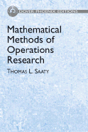 Mathematical Methods of Operations Research
