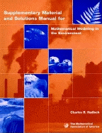 Mathematical Modeling in the Environment Teachers Book