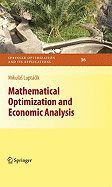 Mathematical Optimization and Economic Analysis