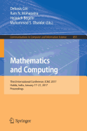 Mathematics and Computing: Third International Conference, ICMC 2017, Haldia, India, January 17-21, 2017, Proceedings