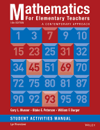 Mathematics for Elementary Teachers: A Contemporary Approach 10e Student Activity Manual