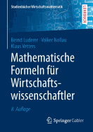 Mathematische Formeln Fur Wirtschaftswissenschaftler