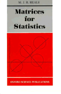 Matrices for Statistics