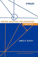 Matrix Analysis for Statistics