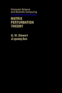 Matrix Perturbation Theory