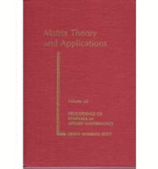 Matrix Theory and Applications