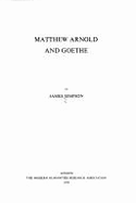 Matthew Arnold and Goethe - Mhra11