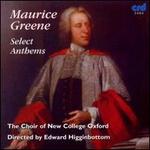 Maurice Greene: Select Anthems