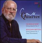 Maw: String Quartet No. 3; Britten: String Quartet No. 3; Three Divertimenti