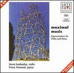 Maximal Music: Improvisations for Violin and Piano