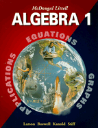McDougal Littell Algebra 1: Student Edition (C) 2001 2001