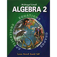 McDougal Littell Algebra 2: Student Edition (C) 2004 2004