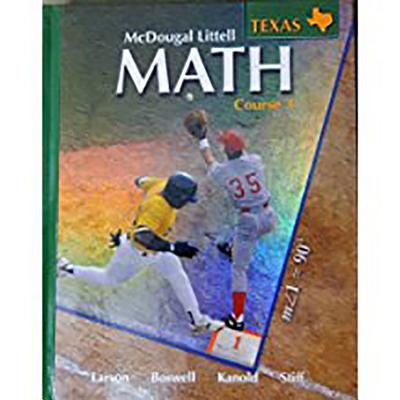 McDougal Littell Math Course 3 Texas: Student Edition Course 3 2007 - McDougal Littel (Prepared for publication by)
