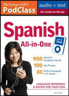 McGraw-Hill's PodClass Spanish All-In-One Study Guide: Language Reference & Review for Your iPod