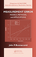 Measurement Error: Models, Methods, and Applications