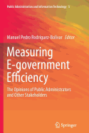 Measuring E-government Efficiency: The Opinions of Public Administrators and Other Stakeholders