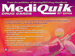 Mediquik Drug Cards