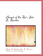Memoir of the REV. John E. Emerson