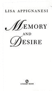 Memory and Desire - Appignanesi, Lisa
