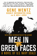 Men in green faces