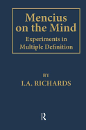 Mencius on the Mind: Experiments in Multiple Definition