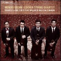 Mendelssohn: Quartets Nos. 1 & 4 - Escher String Quartet; Stefan Valcuha (cello maker)