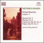 Mendelssohn: String Quartets, Vol. 1