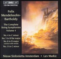 Mendelssohn: String Symphonies Vol.4 - Nieuw Sinfonietta Amsterdam; Lev Markiz (conductor)