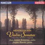 Mendelssohn Violin Sonatas