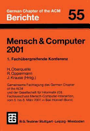 Mensch & Computer 2001: 1. Fachubergreifende Konferenz