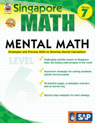 Mental Math, Grade 7: Strategies and Process Skills to Develop Mental Calculation - Singapore Asian Publishers (Compiled by), and Carson Dellosa Education (Compiled by)