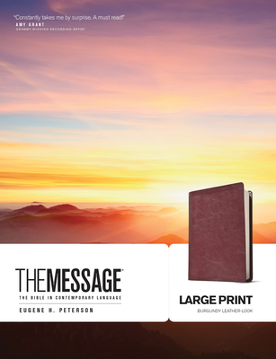 Message Bible-MS-Large Print Numbered - Peterson, Eugene H (Translated by)