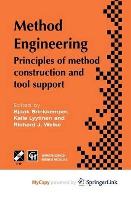 Method Engineering - Brinkkemper, Sjaak (Editor), and Lyytinen, Kalle (Editor), and Welke, Richard (Editor)
