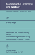 Methoden Der Modellbildung in Der Gesundheitssystemforschung