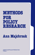 Methods for Policy Research