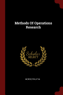 Methods Of Operations Research