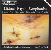 Michael Haydn: 4 Symphonies - Helsingborg Symphony Orchestra; Hans-Peter Frank (conductor)