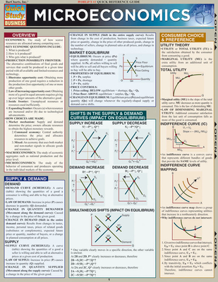 Microeconomics (Updated) Laminated Reference Guides - Hauer, Joe (Producer)