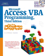 Microsoft Access VBA Programming for the Absolute Beginner