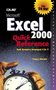 Microsoft Excel 2000 Quick Reference - Warner, Nancy, and Lewis, Nancy D