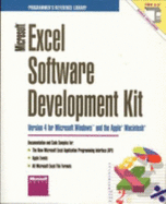 Microsoft Excel Software Development Kit: Version 4 for Microsoft Windows and the Apple Macintosh
