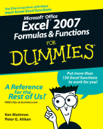 Microsoft Office Excel 2007 Formulas and Functions for Dummies