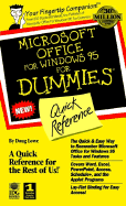 Microsoft? Office for Windows? for Dummies?: Quick Reference